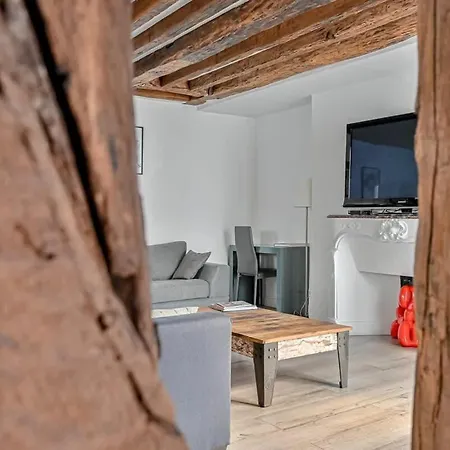 Apartment Grand 2 Pieces Typique Du Marais *